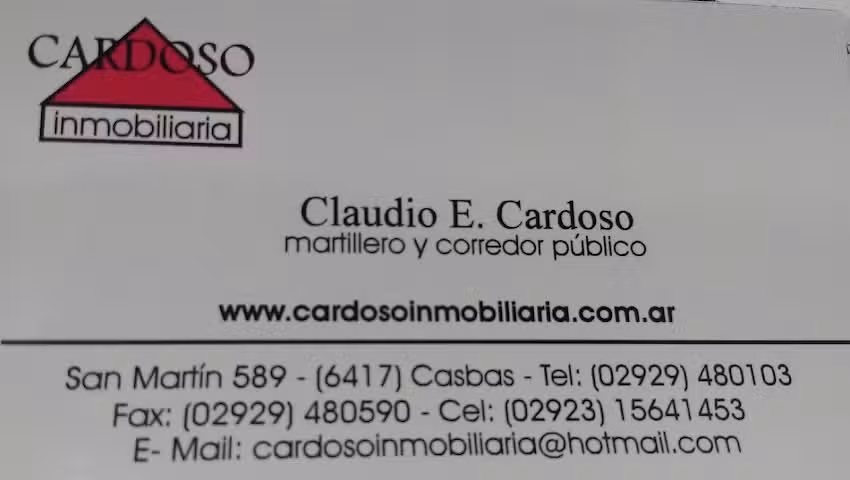 Cardoso Inmobiliaria Martillero y Corredor Publico