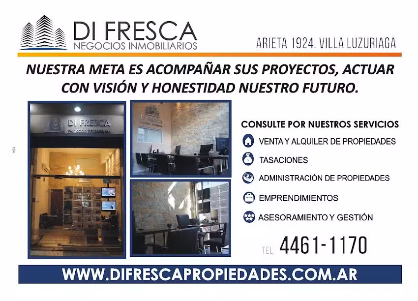 Di fresca negocios Inmobiliarios