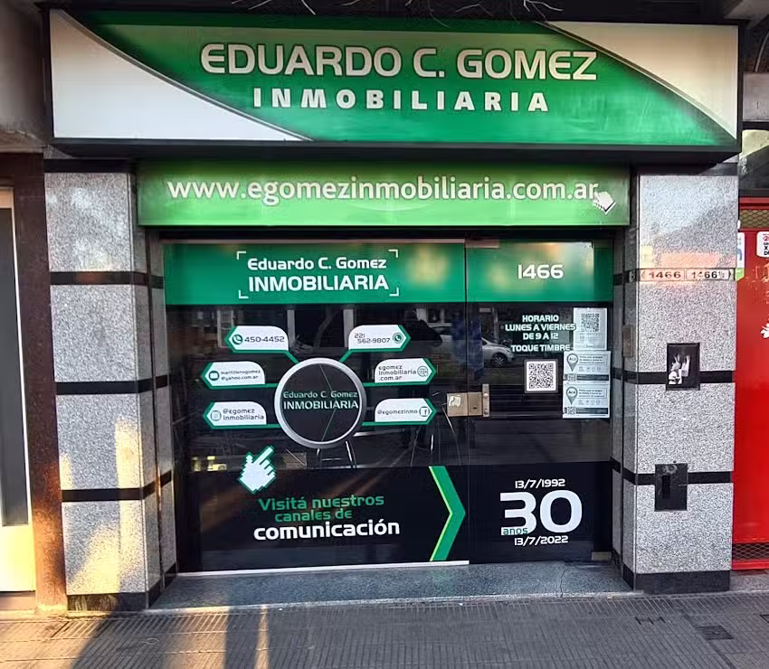 Eduardo C G&oacute;mez Inmobiliaria Los Hornos alquiler departamentos casas venta