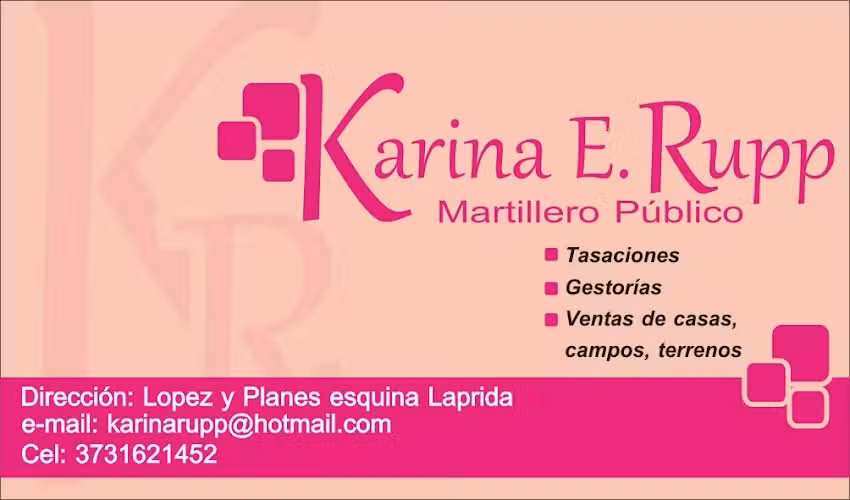 Inmobiliaria Karina E Rupp