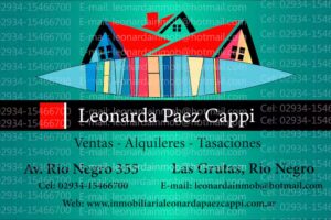 Inmobiliaria Leonarda Paez Cappi
