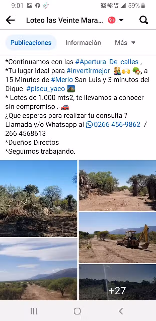 Loteo las Veinte Maravillas