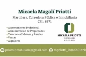 Micaela Priotti Inmobiliaria