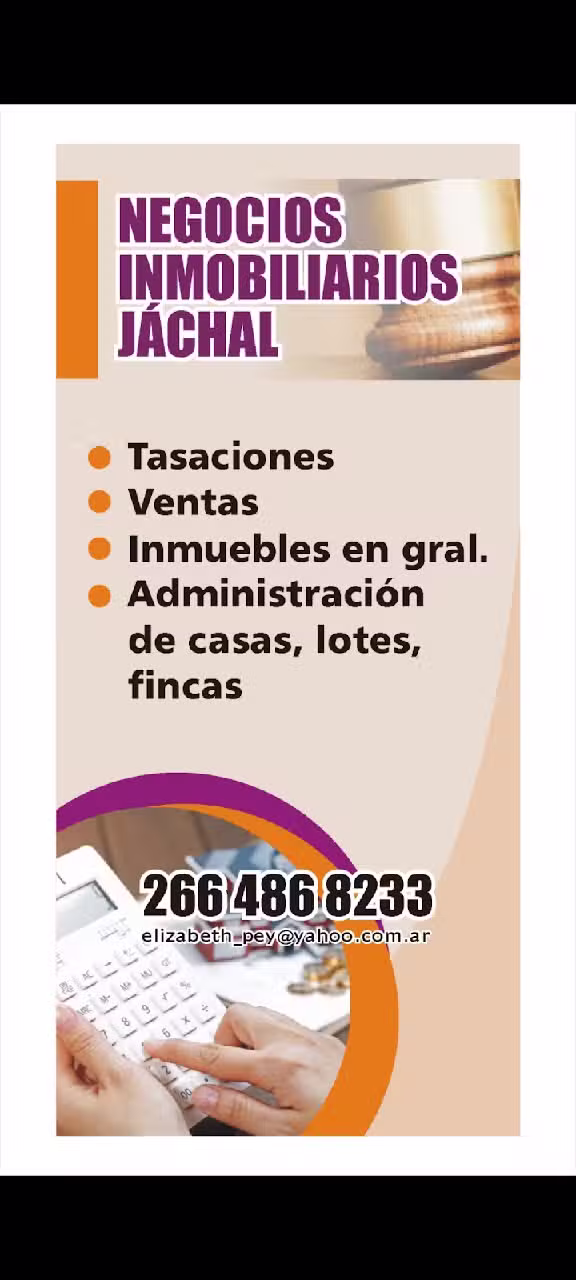 Negocios Inmobiliarios Jachal