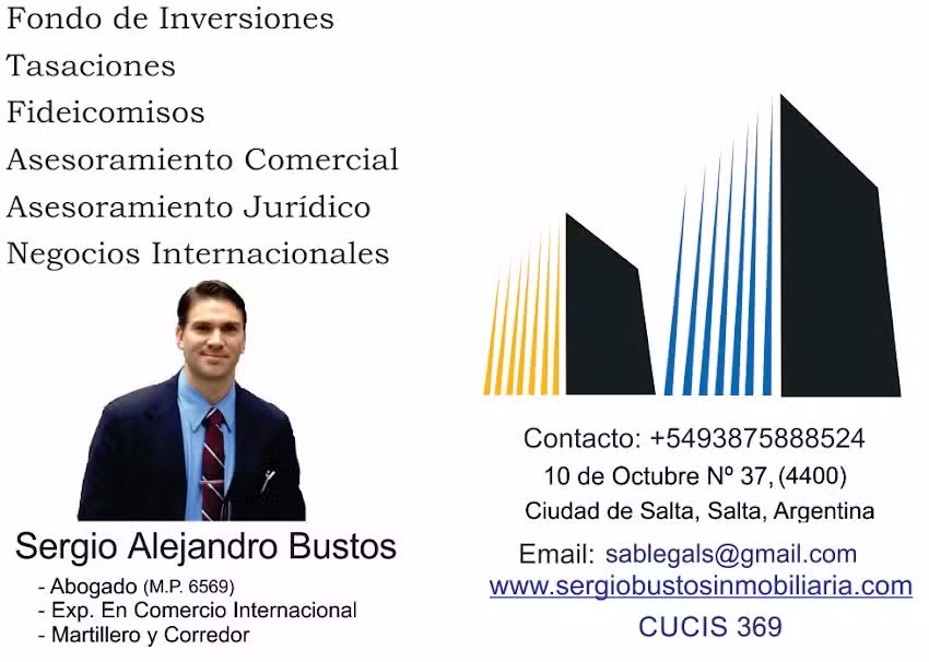 Sergio Bustos Inmobiliaria